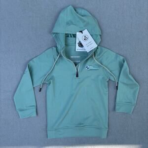 NWT Swannies VanDyke‎ hoodie Junior XS 6/7 Marine heather BMW Championship